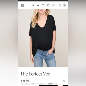 Hatch perfect vee tee size 0